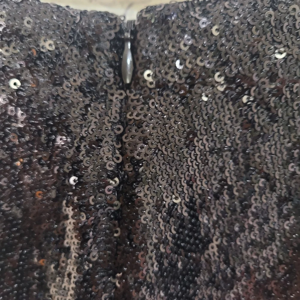CUPCAKE AND‎ CASHMIER Black Sequins Zip Up Pants Size Small